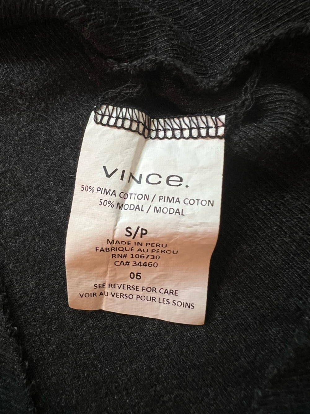 Vince Ribbed Tank - Picture 5 of 5